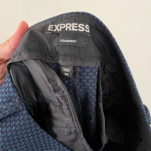 Express columnist houndstooth work pants‎ - Picture 3 of 6